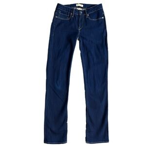 Levi’s Made & Crafted Flute Straight Dark Wash Denim Blue Jeans Women’s Size 27